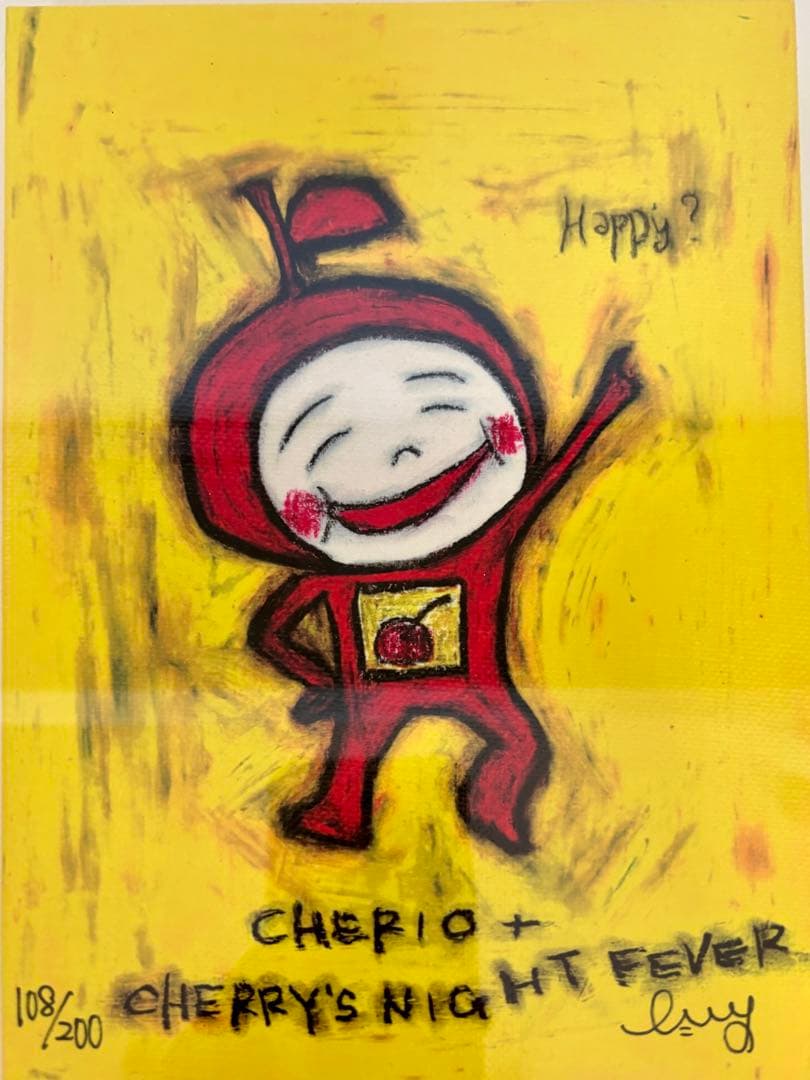 アリカワコウヘイ「CHERIO’S NIGHT FEVER」額縁付き