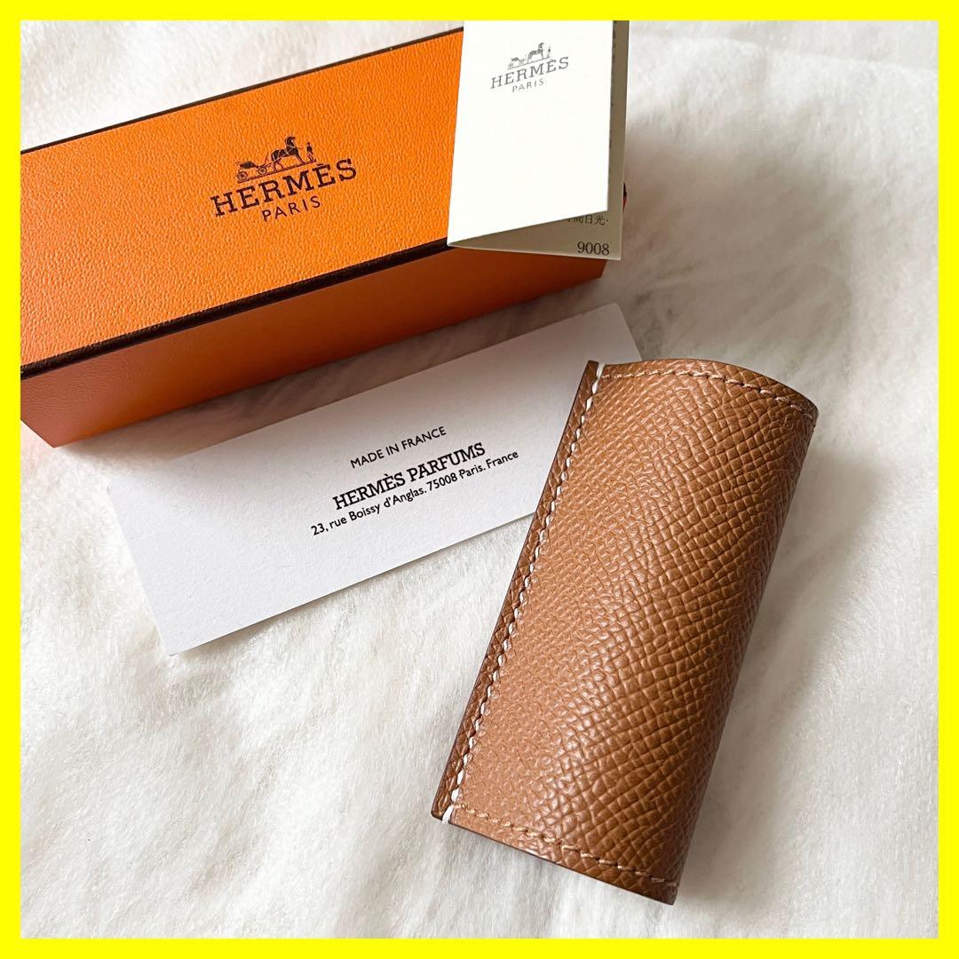 HERMES エルメス　リップスティックケース レザー　エヴァーカラー