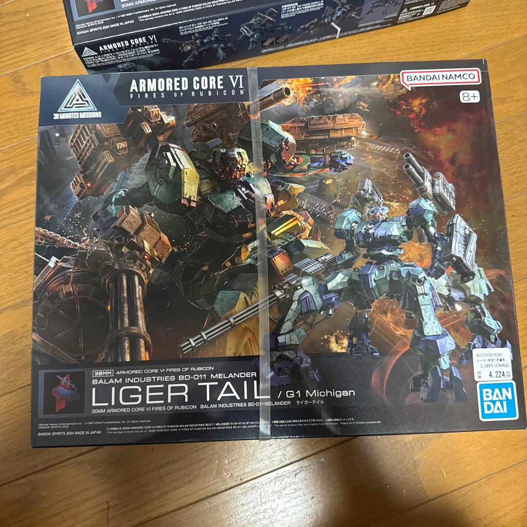 30mmライガーテイル、ナイトフォール、武器セットまとめ売り