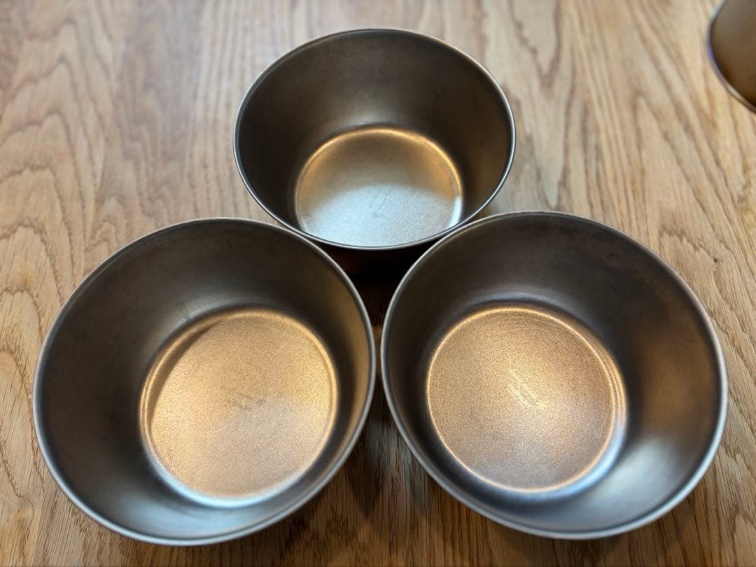 スノーピーク トレックチタンボウル プレート 5個セット