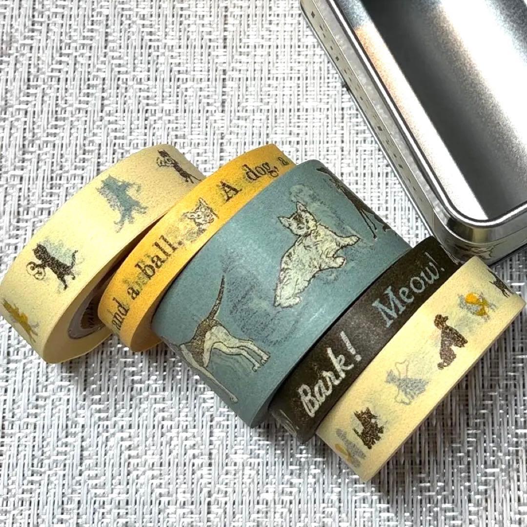 廃盤　カバリーニ　ヴィンテージ　 マスキングテープ　5セット（25巻）