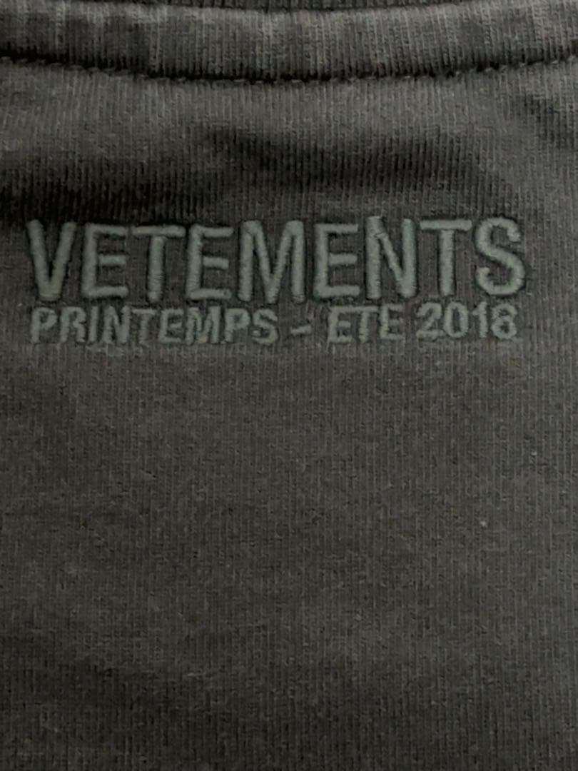 VETEMENTS ヴェトモン ベースボール ロゴ刺繍 Tシャツ M