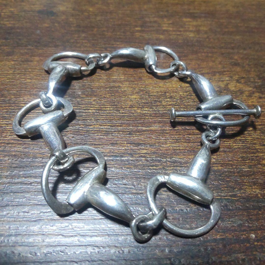 ブレスレットシルバー925　ヴィンテージ　メキシカンジュエリー好きにも