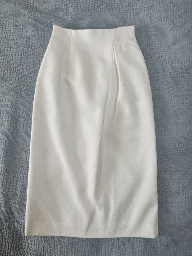 ANAYI ホワイト タイトスカート サイズ36