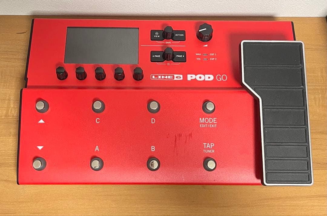 LINE6 POD GO Limited Edition 限定レッドカラー