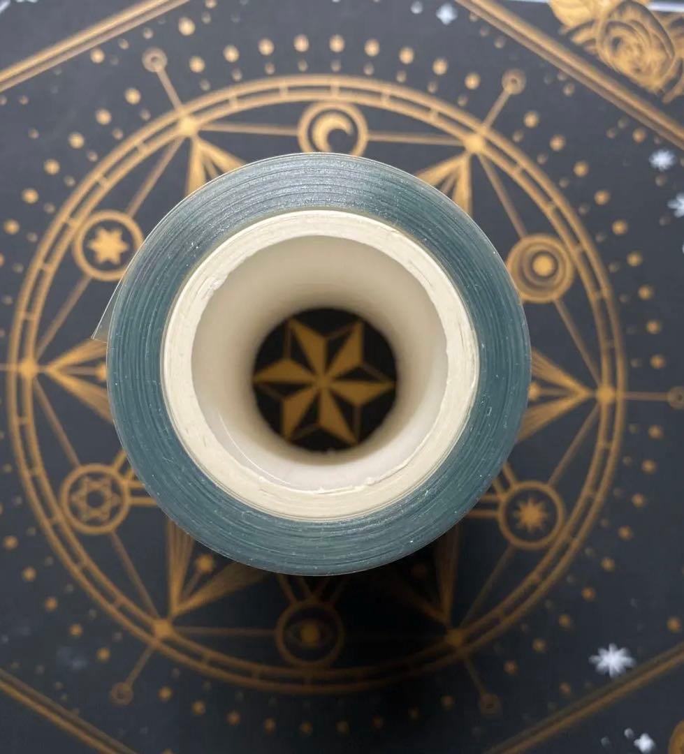 【9160】海外　中古巻　貝殻光マスキングテープ　半透明　芝生　お花　装飾系