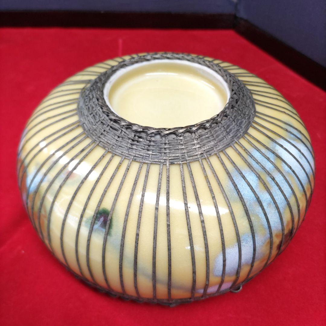 レトロ　手付き菓子鉢　D569