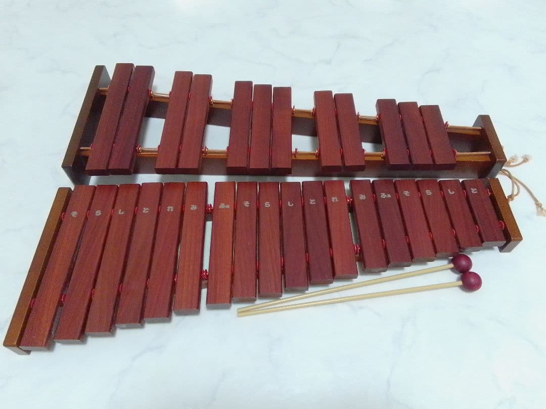 ☆美品☆ カワイ シロホン カリン 30音 木琴 卓上 木製 kawaii