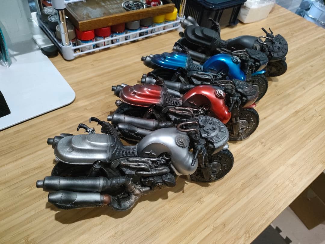 S.I.C. ハカイダー 四人衆 オリジナルカスタム品 バイク付き キカイダー