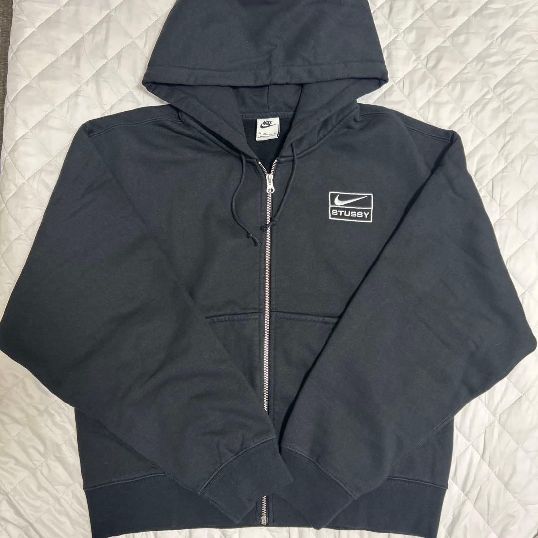 XS Stussy Nike Zip Hoodie 黒