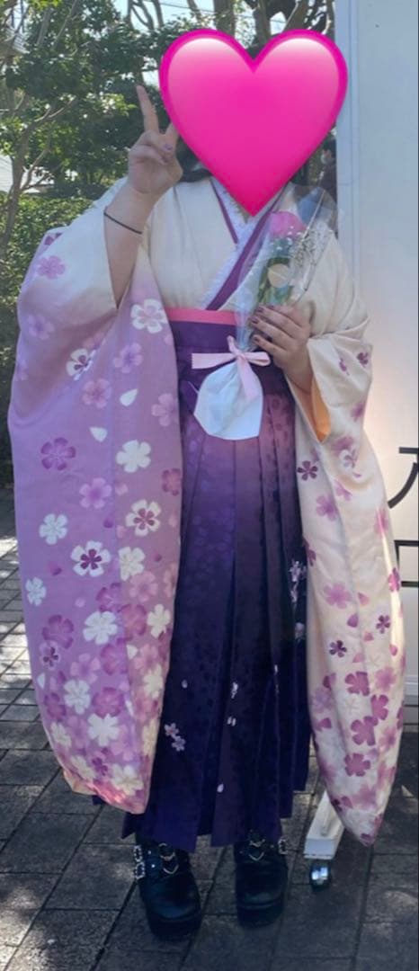 袴も振袖もOK！着付け小物付きフルセット（振袖2枚＋袴）