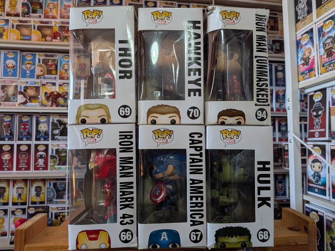 ファンコ Funko Pop! MARVEL アベンジャーズ オリジナルメンバー