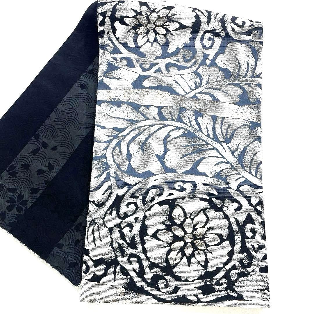 専用帯5041 ●高級 正絹 片面全通 リバーシブル 袋帯