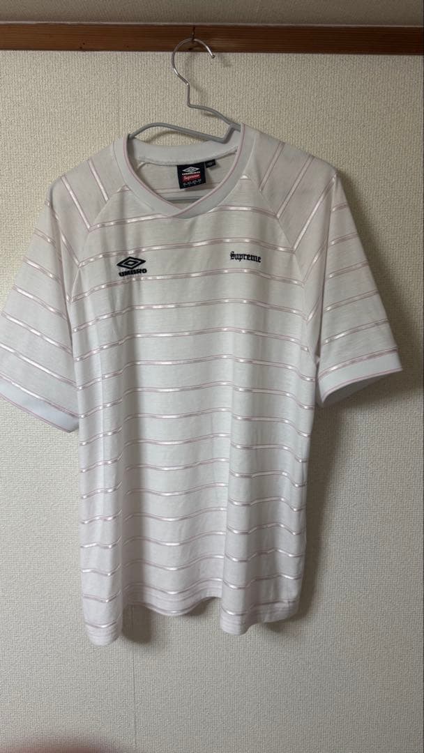 Supreme x Umbro Stripe Soccer Jersey 白