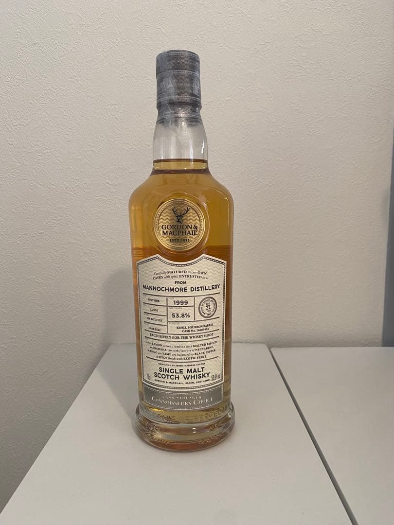 ゴードン&マクファイル マノックモア 1999-2022 22年 53.8%