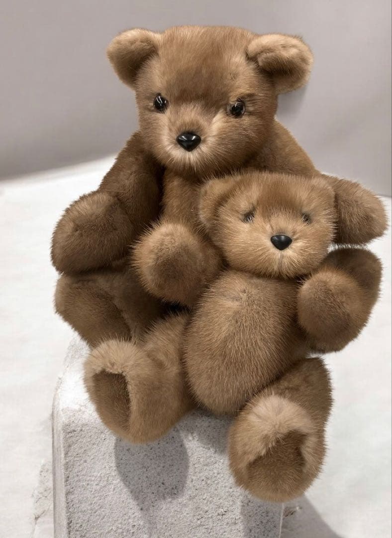 ブラウン クマのぬいぐるみ 2体セット