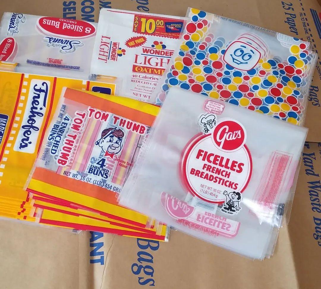 海外　パン　ビニール袋