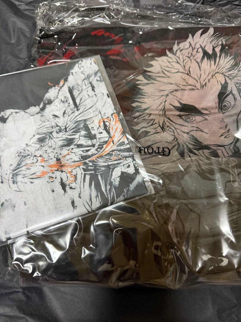 YOHJI YAMAMOTO カットソー・バンダナ　鬼滅の刃コラボ　煉獄杏寿郎