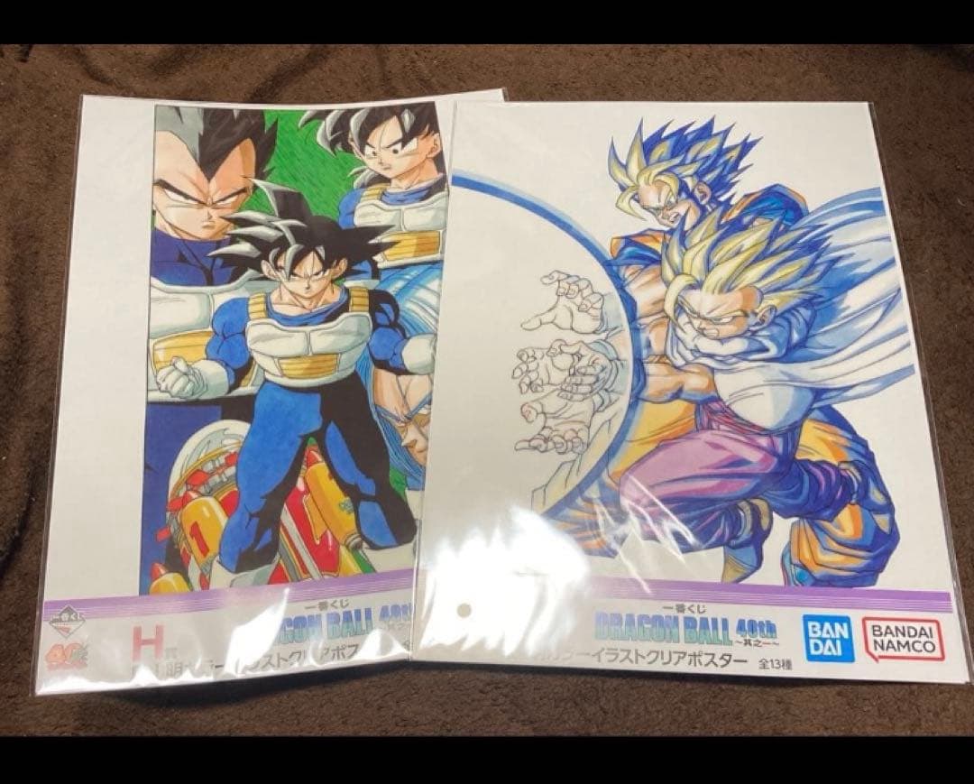 一番くじ 40th ドラゴンボール H賞 鳥山明 ポスター 全13種 コンプ b