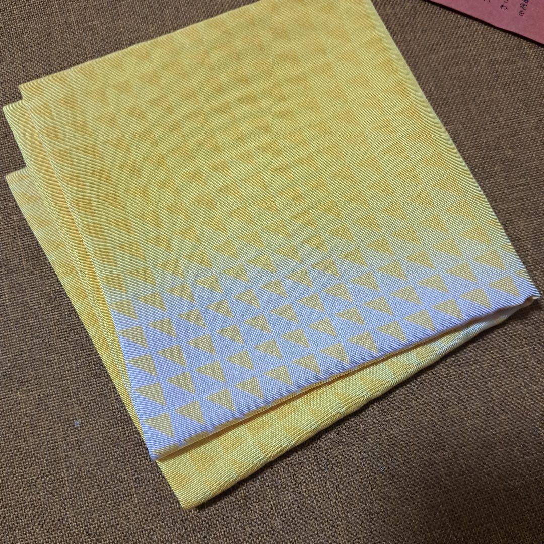 希少✨セール 茶道 裏千家 帛紗 正絹 巳年デザイン黄色 ヴィンテージ物