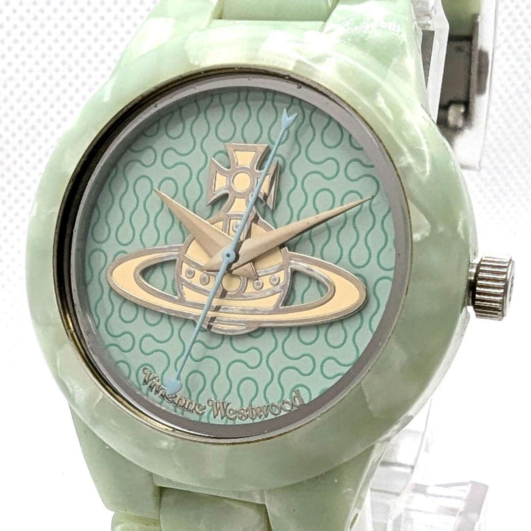 【稼働 箱 コマ付き】Vivienne Westwood オーブ文字盤