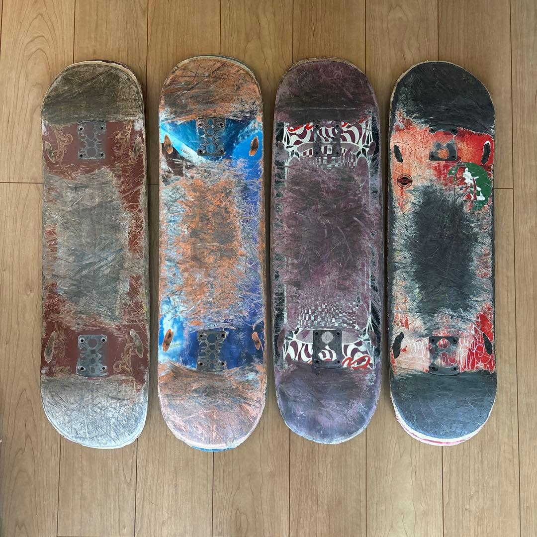 スケートボード　廃デッキ　12枚セット