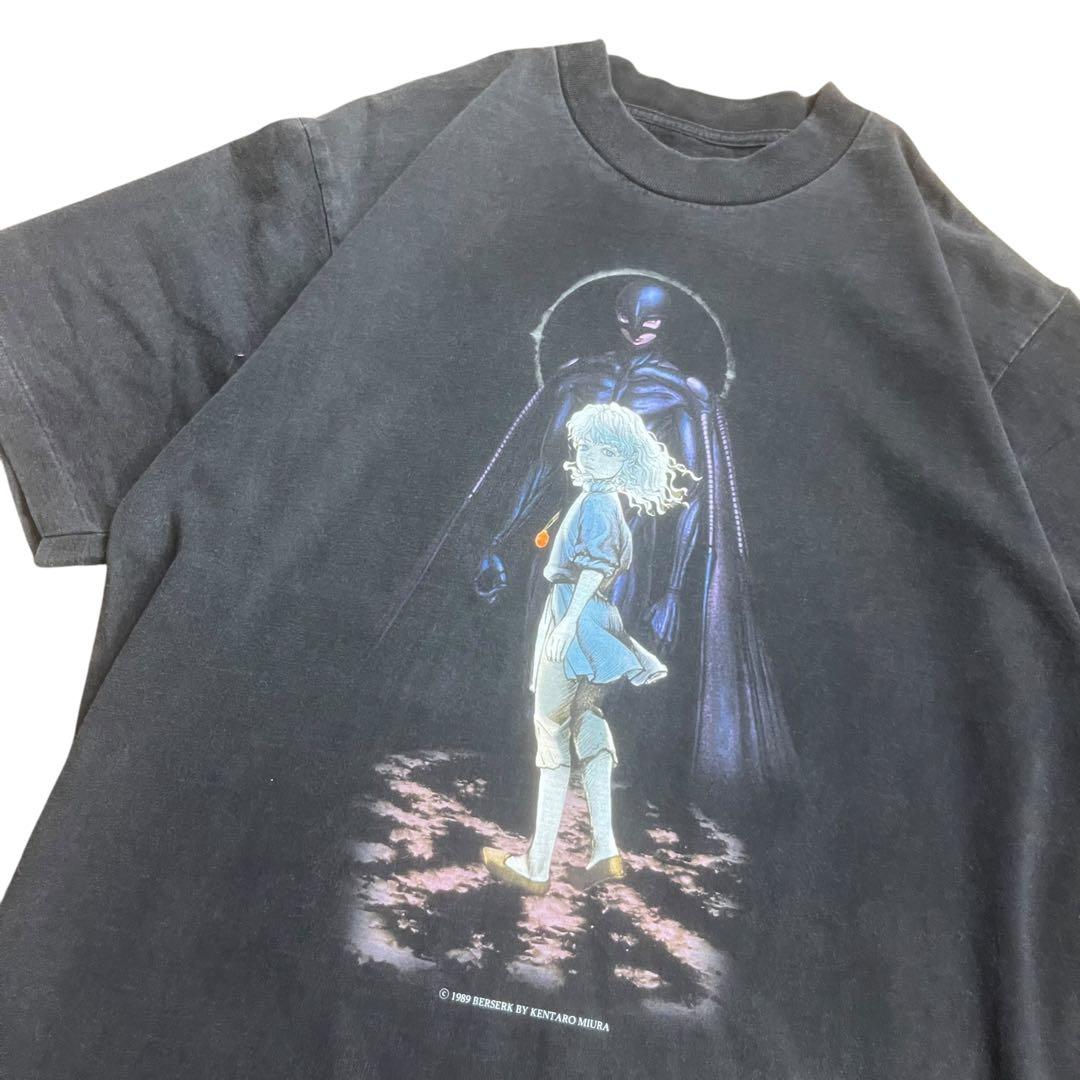 ラスト一点 ベルセルク アニメ Tシャツ ブラック 両面プリント L