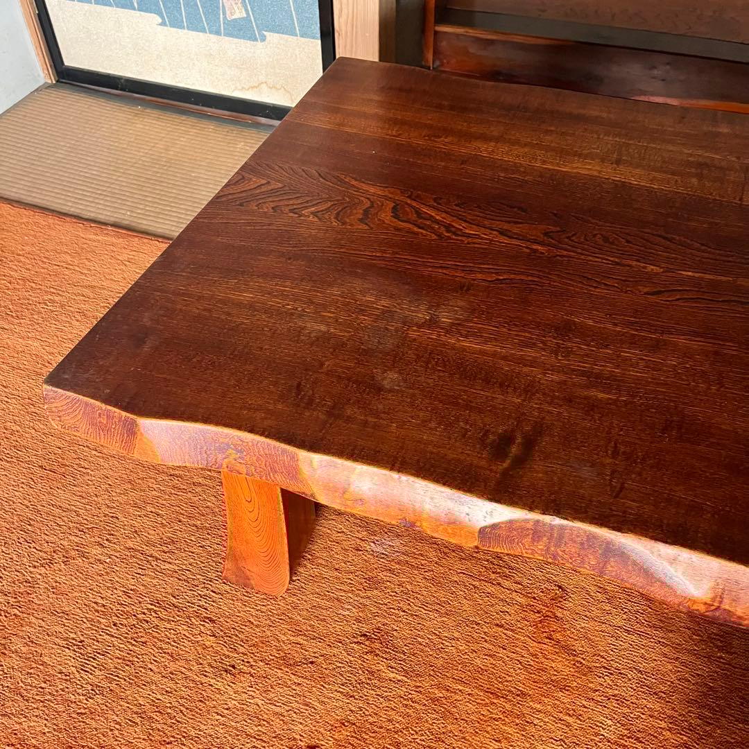 9/30まで！ 4人掛け　座卓　天然木　高級テーブル