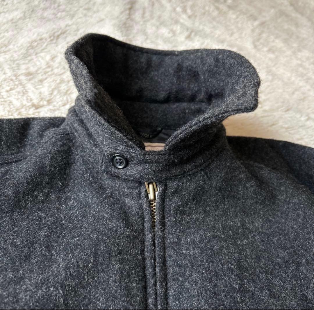 美品 WOOLRICH ウールスイングトップドリズラー　チャコールグレー