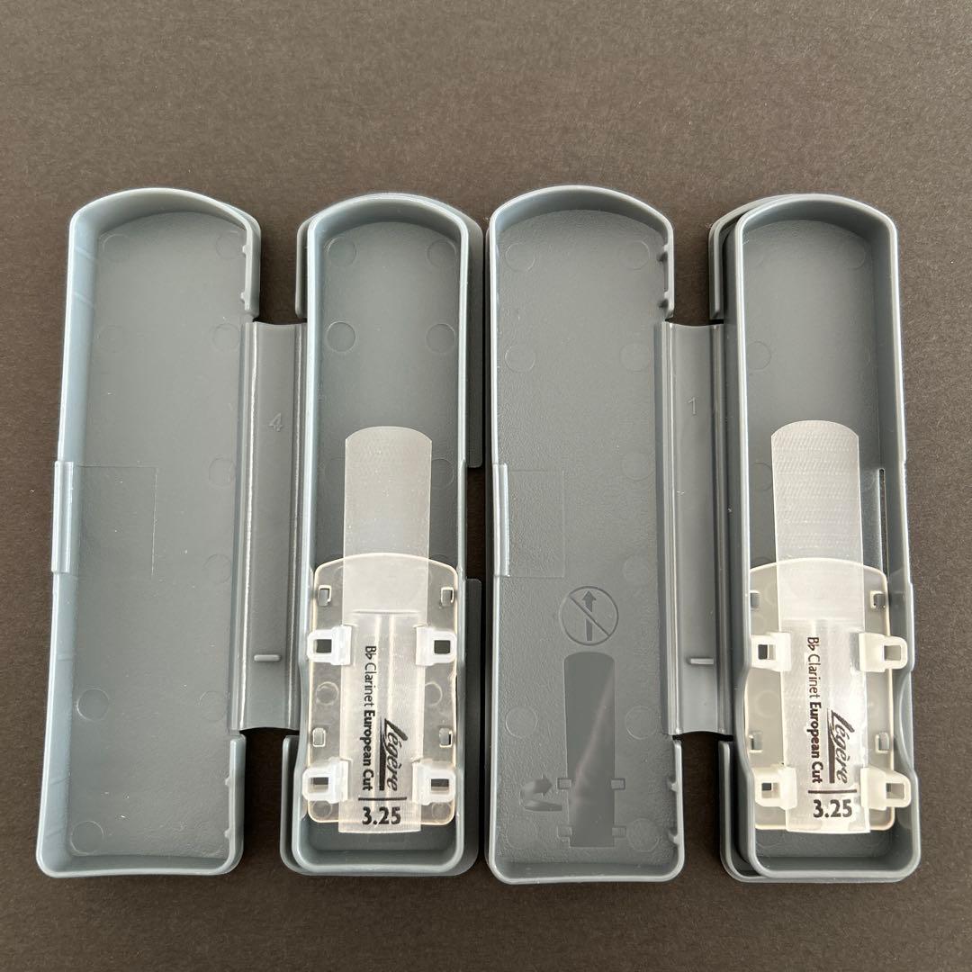 レジェールリード　B♭クラリネット 3.25 4枚セット