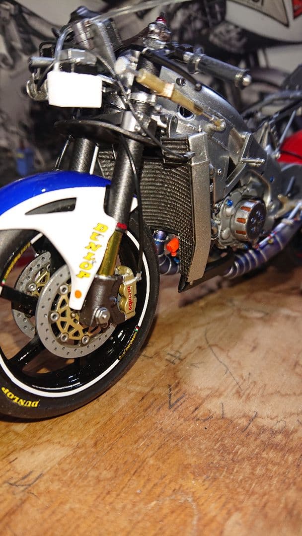 Honda 1/12 RS250RW完成品 ハセガワ タミヤ フジミ アオシマ