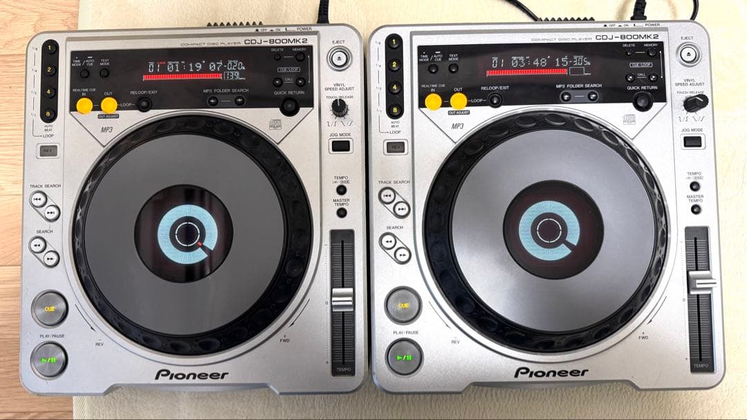 セットで！単品も可！Pioneer CDJ-800MK2 ケーブル付