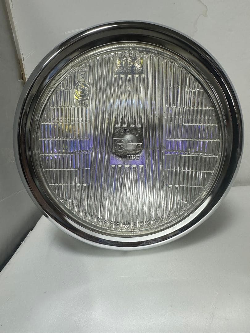 当時物シビエスーパーオスカー凹みレンズ付ヘッドライトASSYCIBIEマーシャル