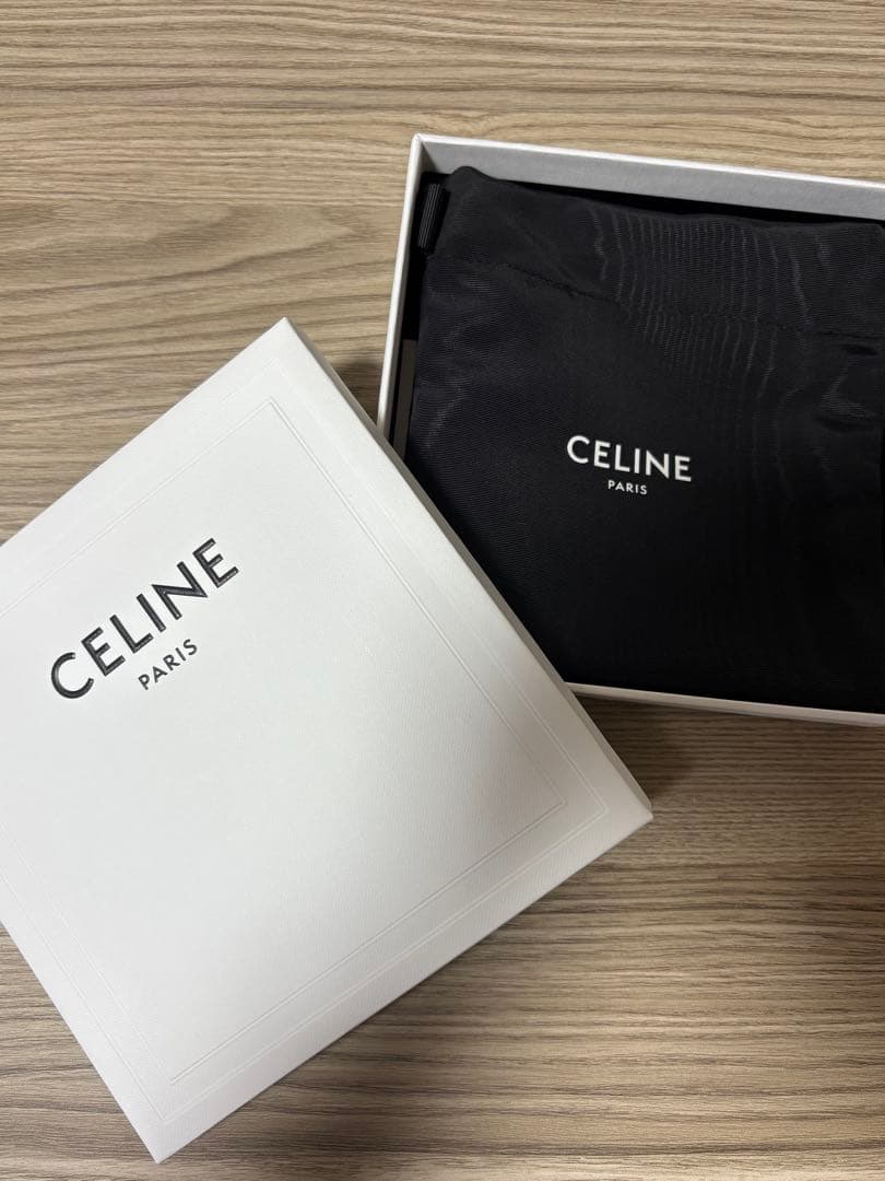 CELINE 三つ折り財布 ブラック