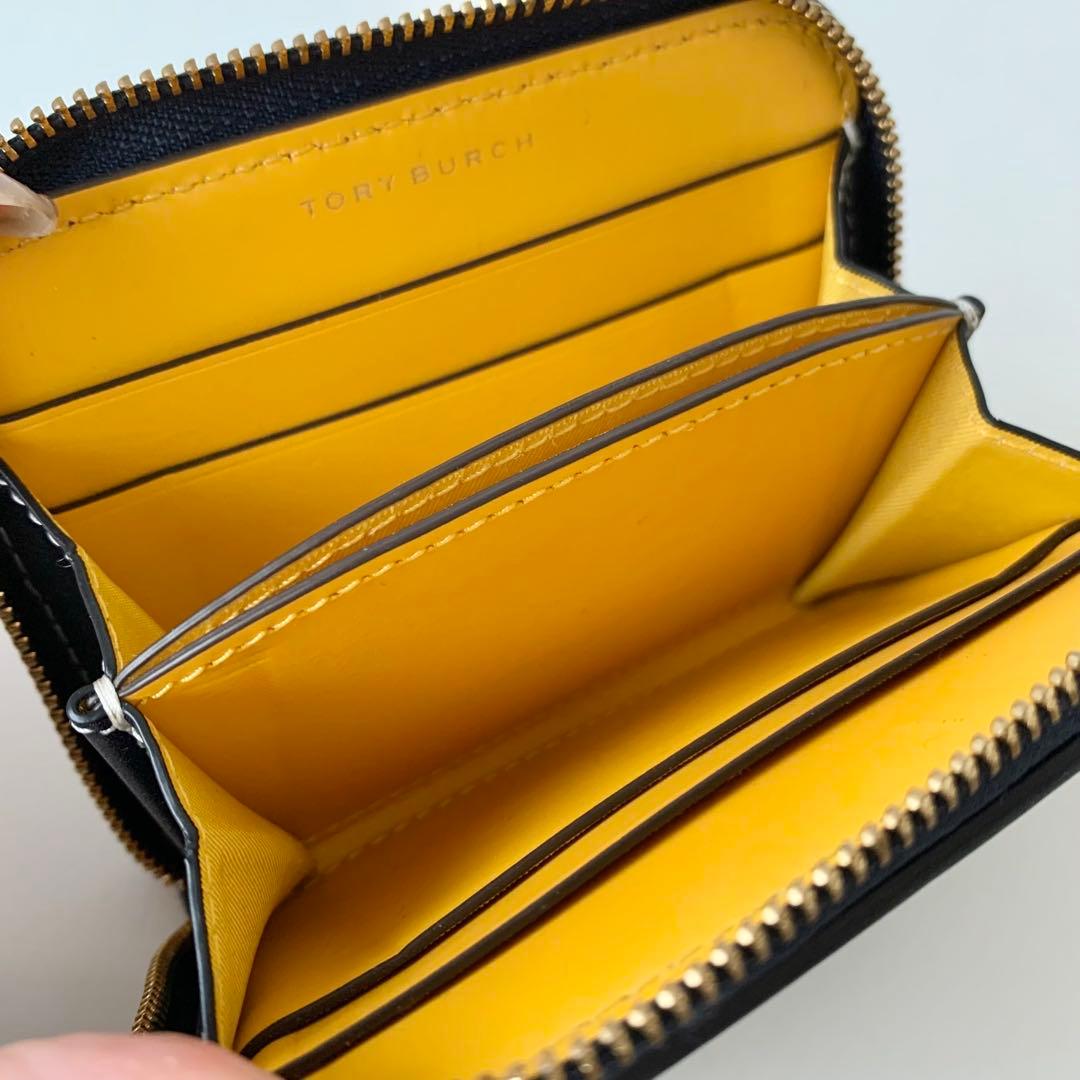 【TORY BURCH】トリーバーチ　ケース　ミニ財布　ネイビー　紺色