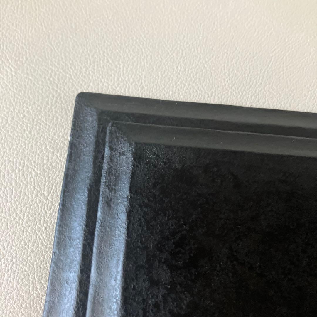 杉田明彦　スレート折敷　2点