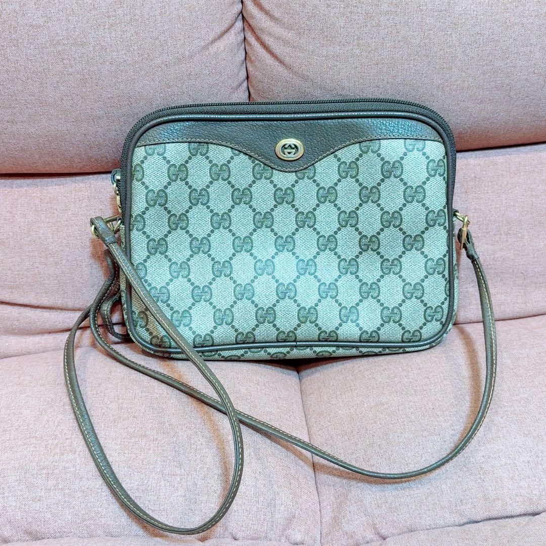 オールドグッチ GUCCI GG柄 ショルダーバッグ