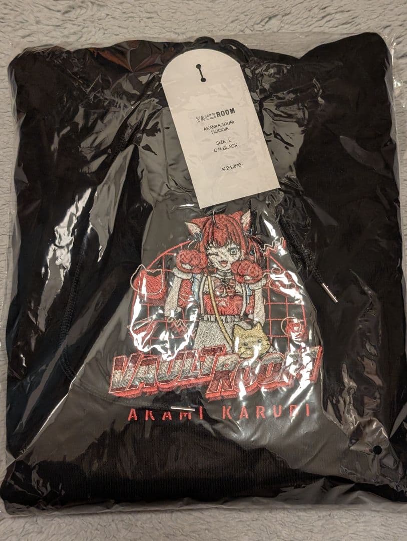 Vaultroom 赤見かるび コラボ パーカー Lサイズ