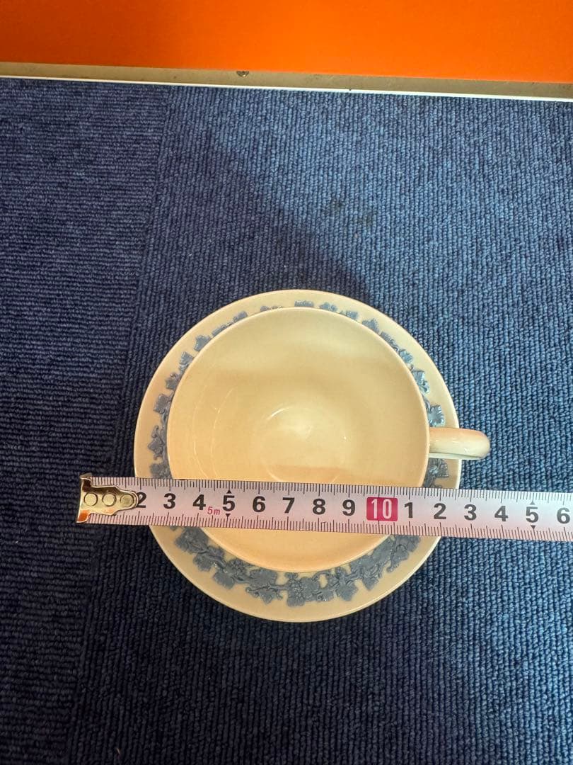2046 ウェッジウッド クイーンズウェア カップ＆ソーサ1客　鉢1客　皿1客