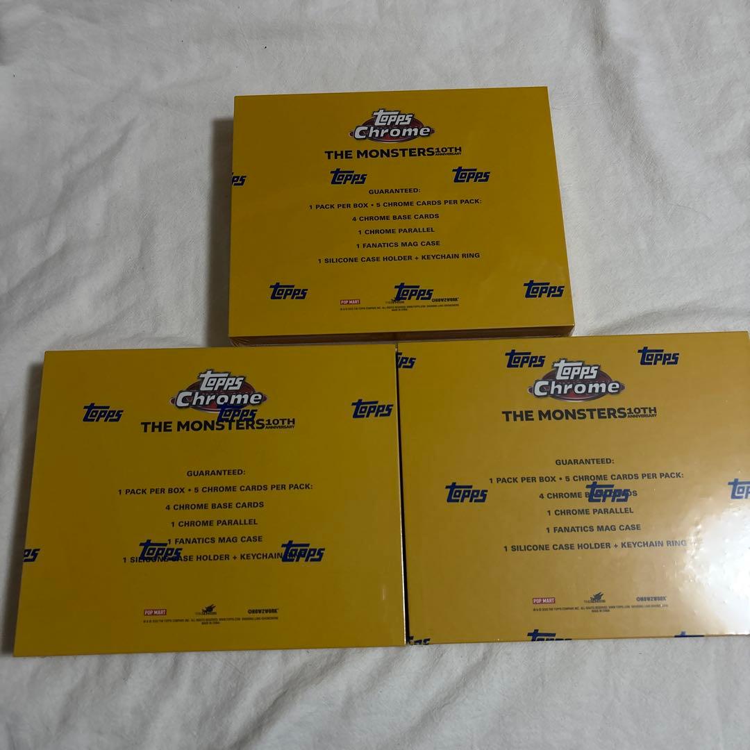 g*r様 Topps Chrome 10周年記念BOX　ラブブ　3BOX 新品L