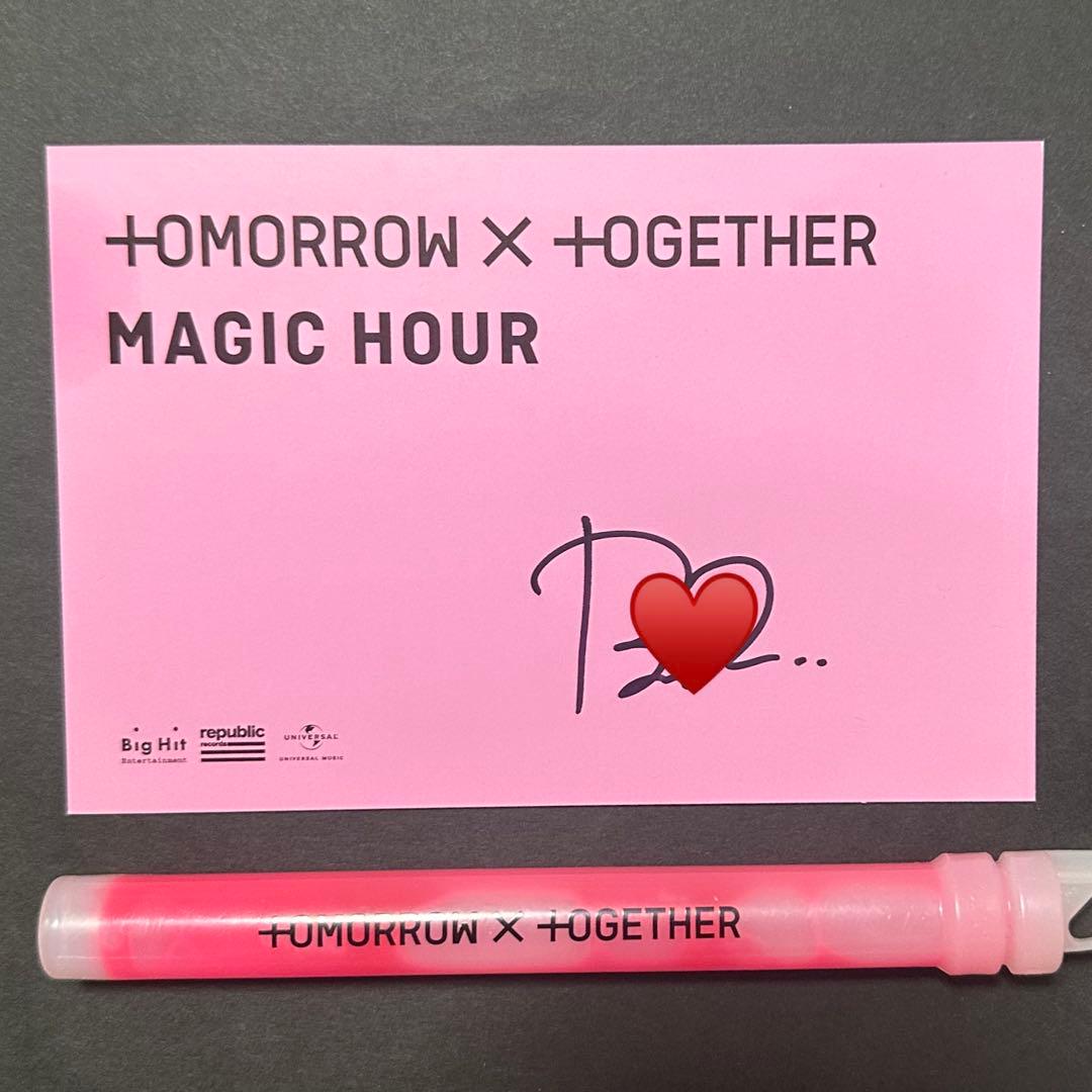 TXT ボムギュ リリイベ 直筆サイン magichour ショーケース