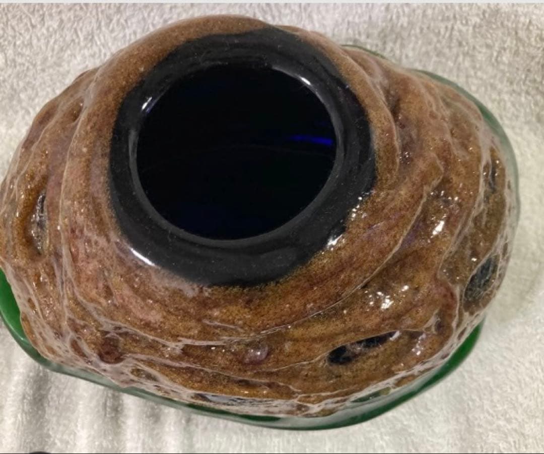 稲嶺盛吉　茶泡大花瓶