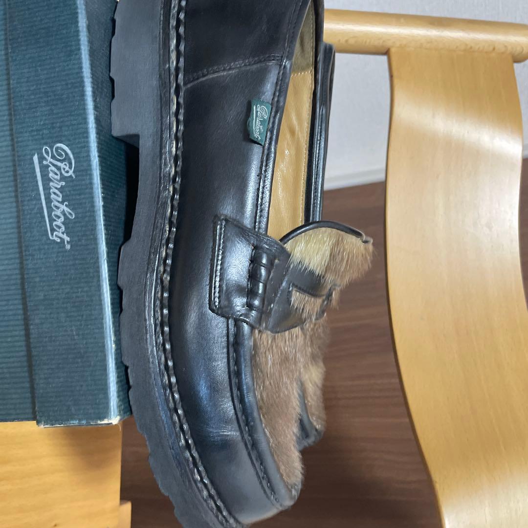 パラブーツ　ランス　フォック　アザラシ　UK8 ブラック　Paraboot