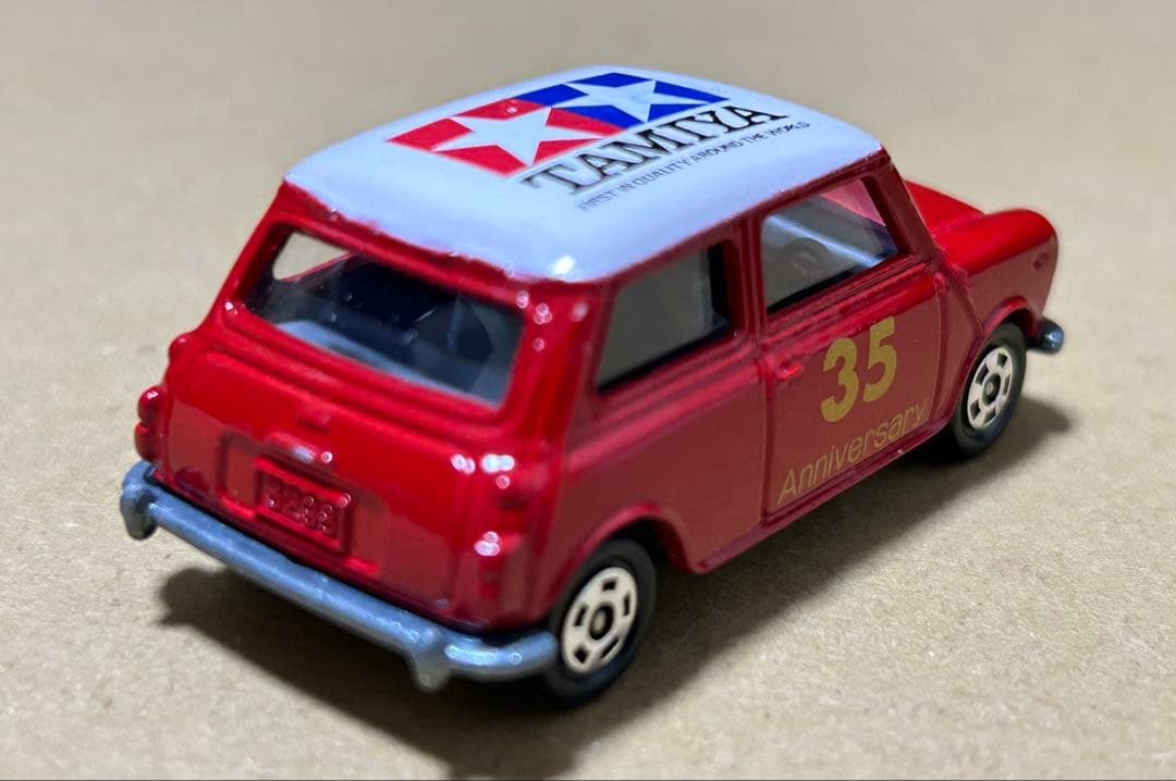 トミカ ミニクーパー クリヤマ模型 タミヤ 赤 ホイール銀