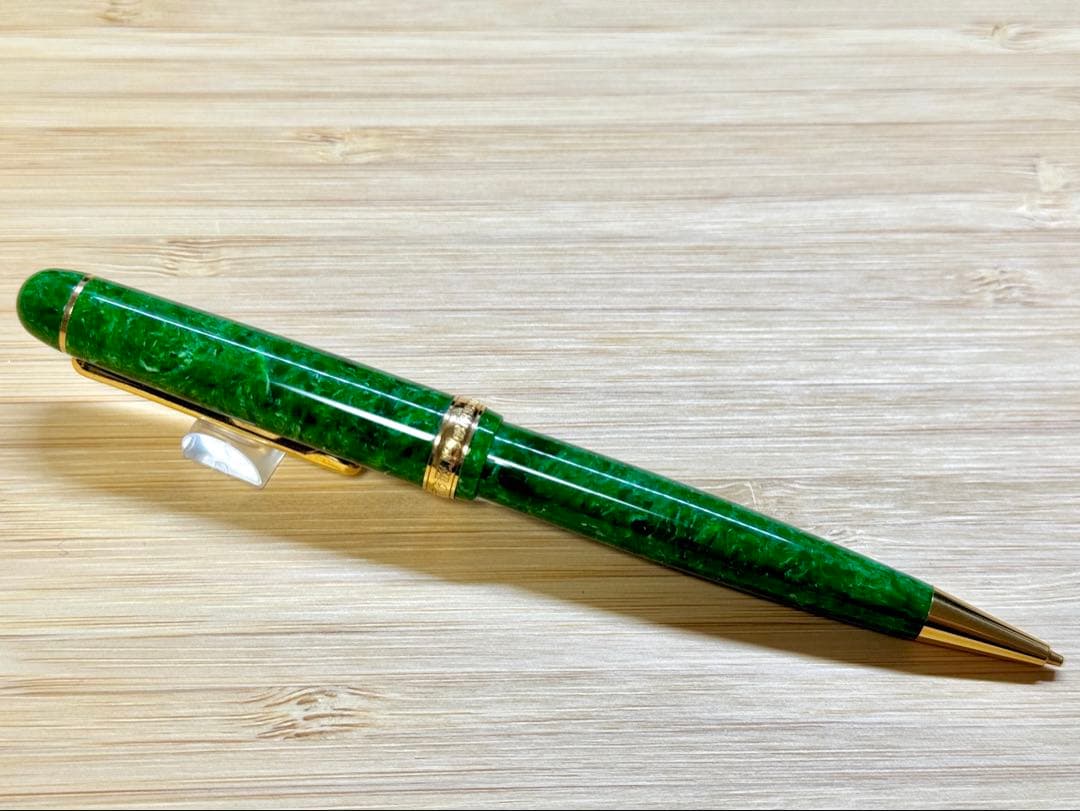 【美品】 プラチナ万年筆 3776センチュリー セルロイド シャープペンシル 緑