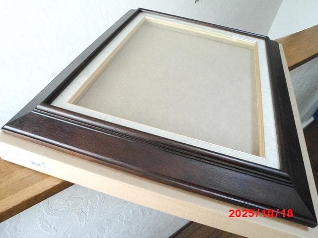 □ 木製デザイン額縁/F6号/A □