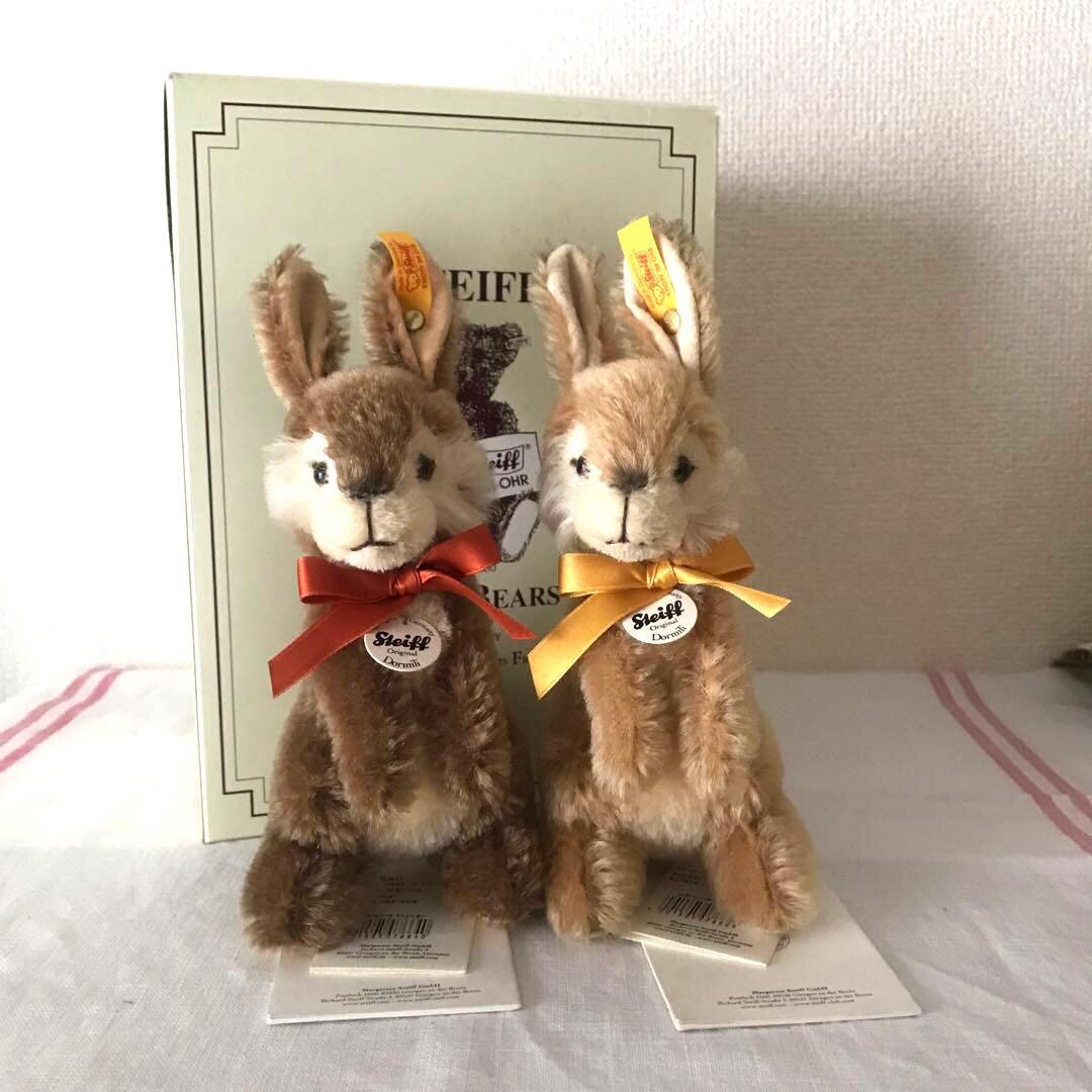 Steiff シュタイフ　Dormil うさぎ　ラビット　2体セット　2009