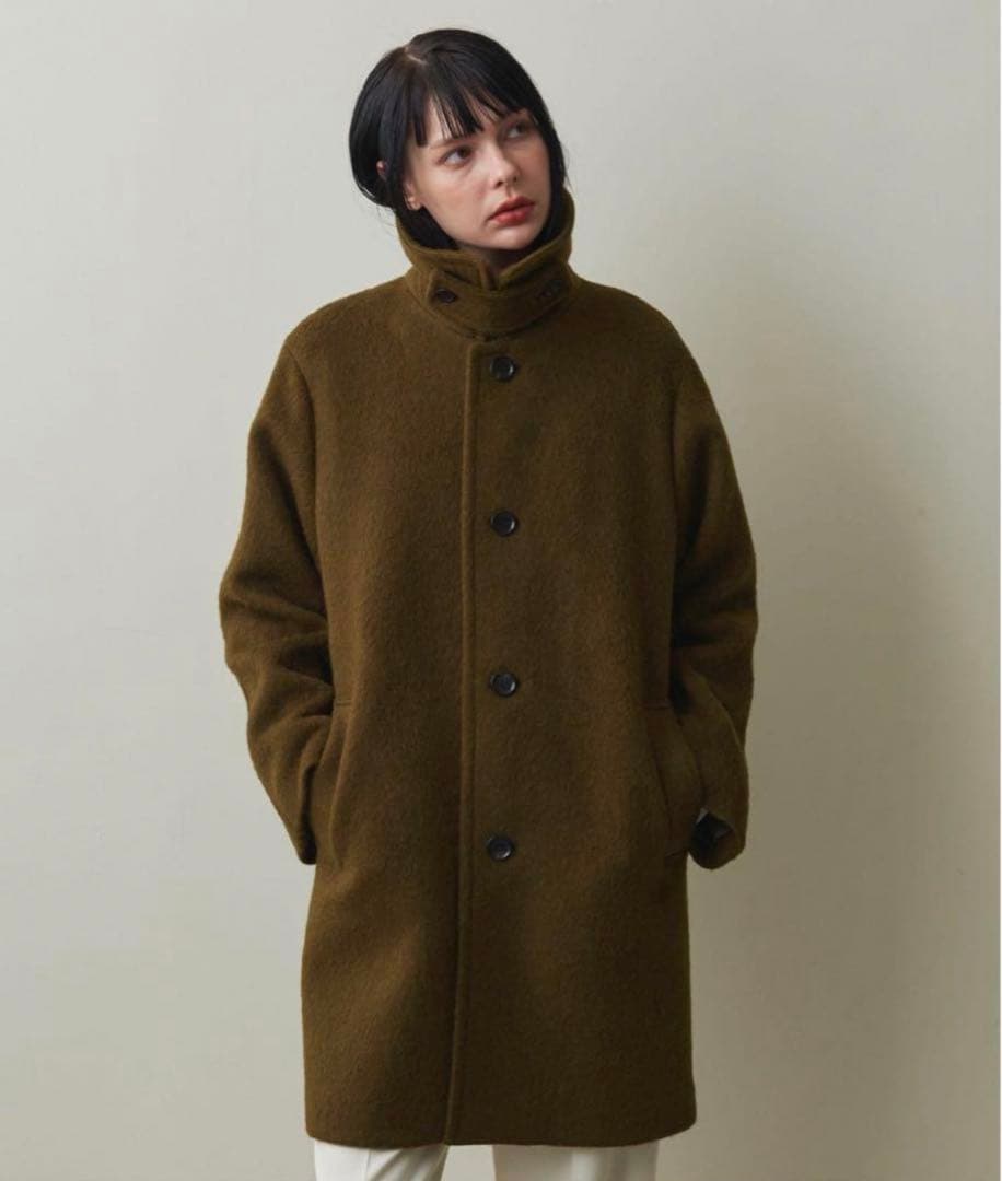 【美品】Steven Alan シャギーミドルコート　モカ　Mサイズ