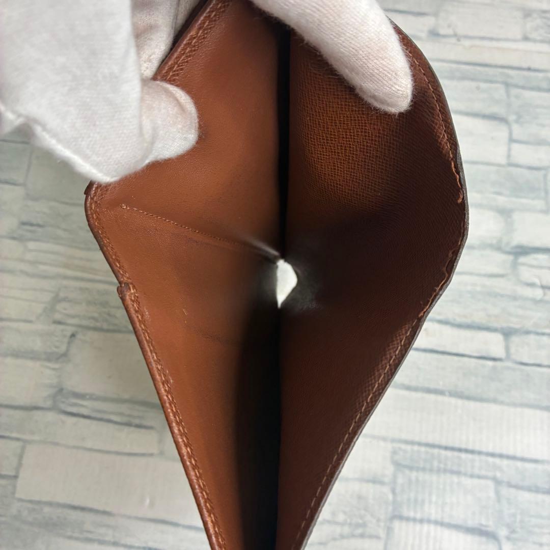 美品　60 ルイヴィトン モノグラム 三つ折り財布 mt2