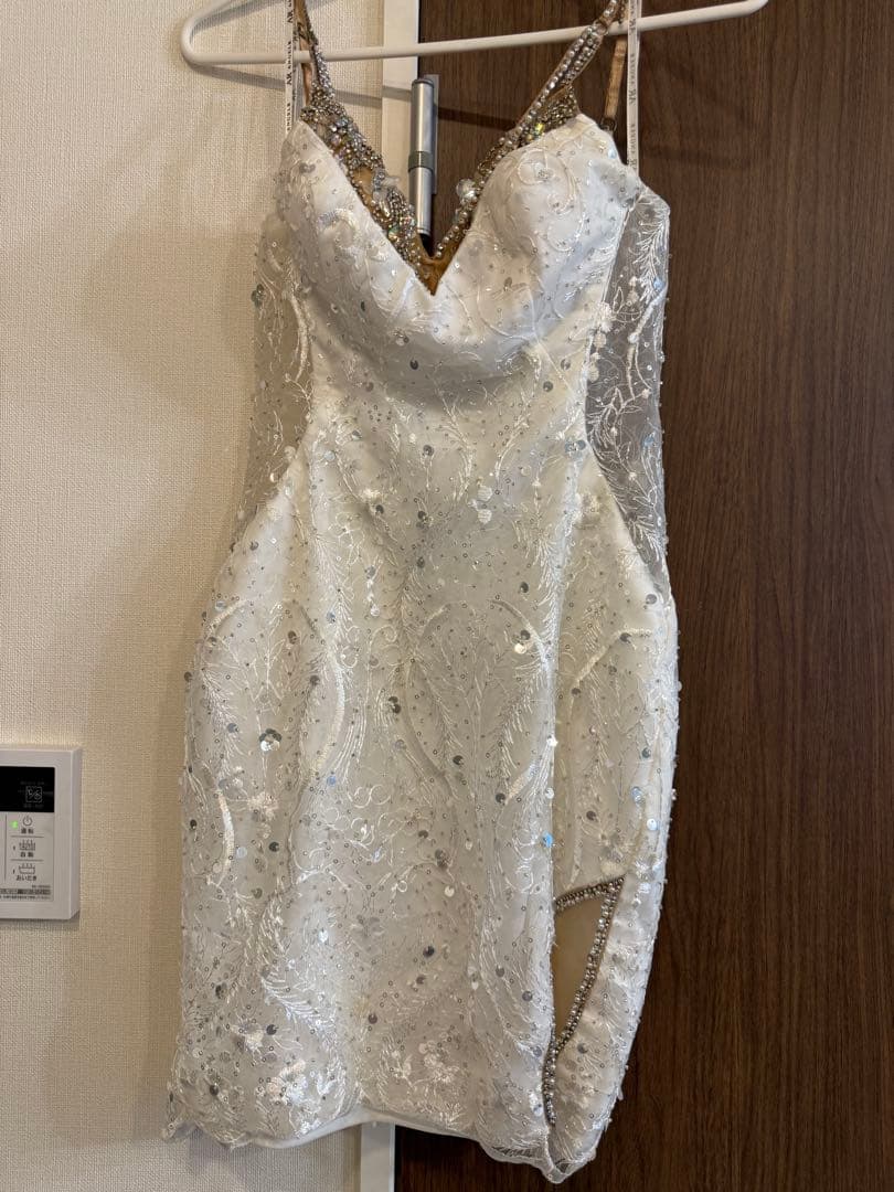 エンジェルアール ホワイトタイトドレス XS